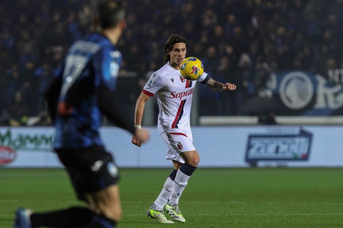 Italy international and Bologna defender Riccardo Calafiori