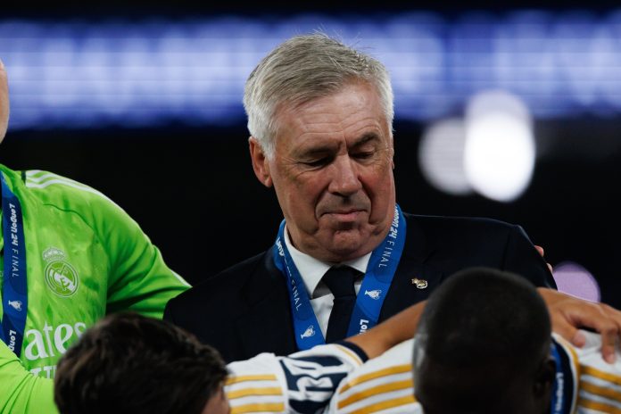 Head coach of Real Madrid, Carlo Ancelotti