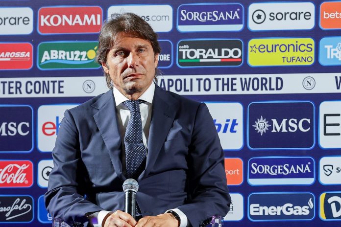 Napoli's new coach, Antonio Conte