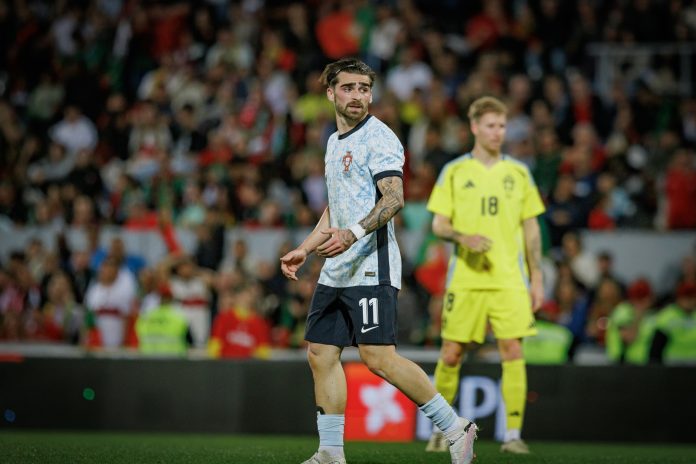 Portuguese winger Jota Silva from Vitoria Guimaraes.