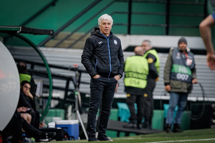 Atalanta coach Gian Piero Gasperini