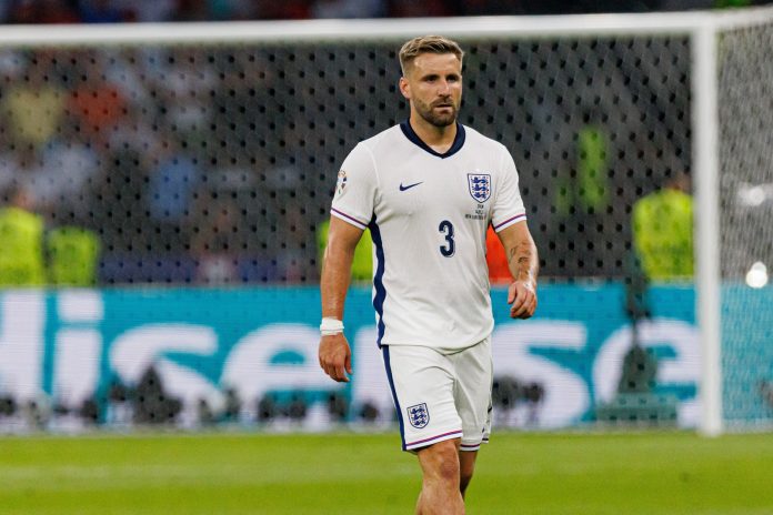 England and Manchester United defender Luke Shaw