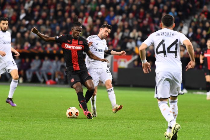 Leverkusen defender Odilon Kossounou