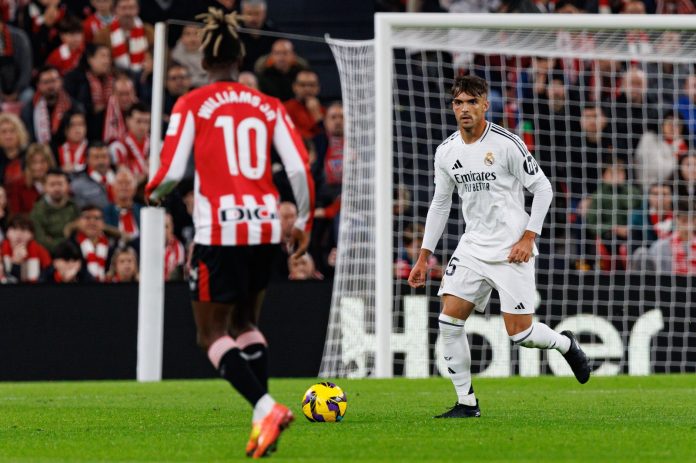 Real Madrid defender Raul Asencio