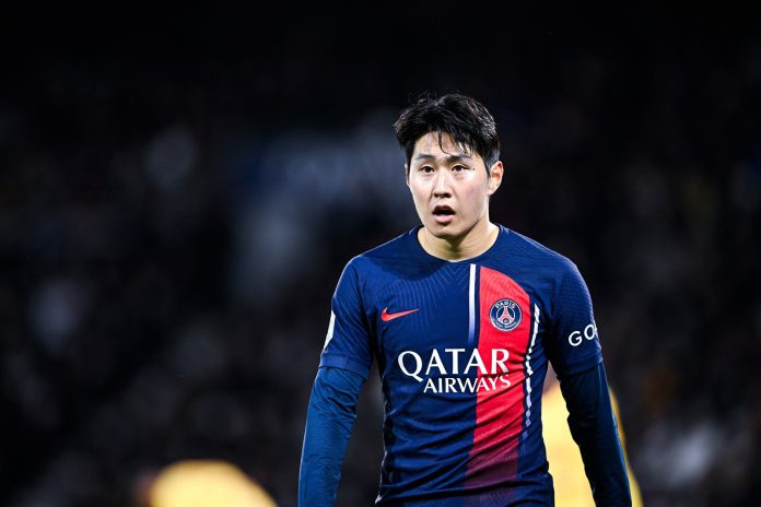 South Korea and Paris Saint-Germain midfielder Lee Kang-in